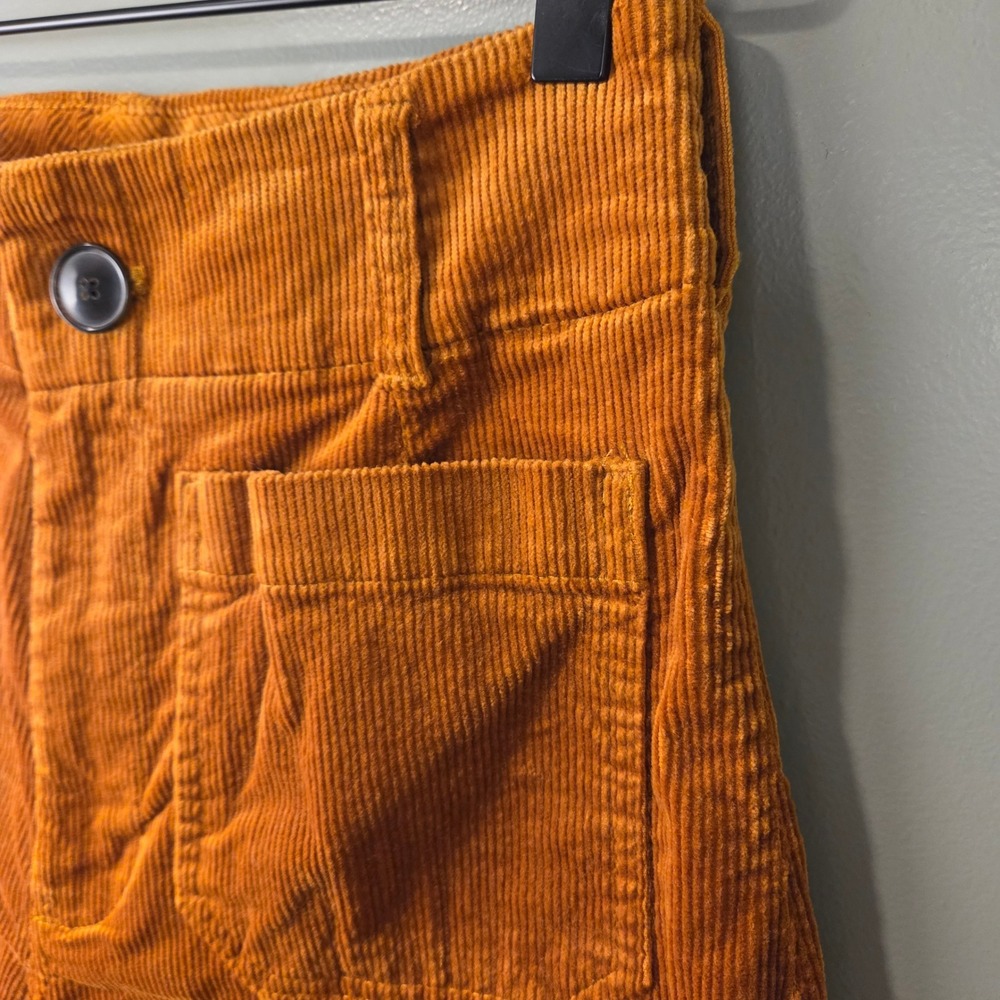 Maeve by Anthropologie Colette Corduroy Cropped Wide Leg Pants Women's Size 28 - Picture 5 of 10